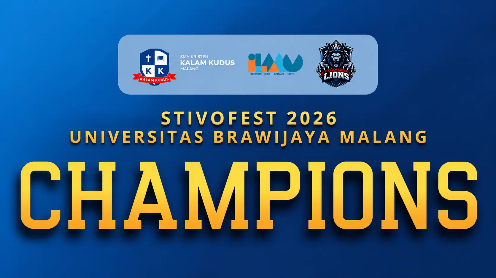 Tim Basket SMA Kristen Kalam Kudus Malang Juara STIVOFEST 2026